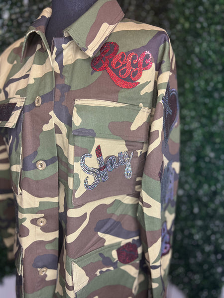 Black Girl Magic Camo Jacket