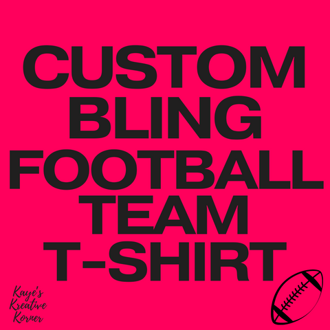 Bling Football Team Shirt