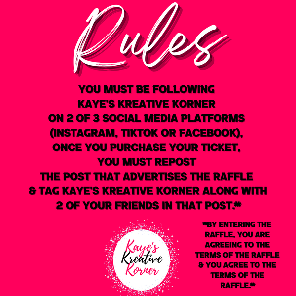 September Raffle Entry